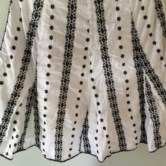 Flirty and Fun black and white size 8 Touche skirt - Picture 4 of 11